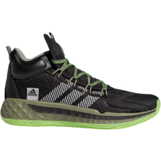 Adidas 11.5 - Unisex Basketskor adidas Pro BOOST Mid - Core Black/Cloud White/Legacy Green