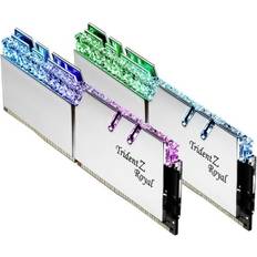 4000 MHz - 64 GB - DDR4 RAM minnen G.Skill Trident Z Royal Silver DDR4 4000MHz 2x32GB (F4-4000C18D-64GTRS)
