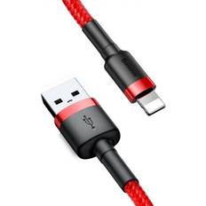 Baseus Kabeladaptrar Kablar Baseus Cafule USB A-Lightning 3m
