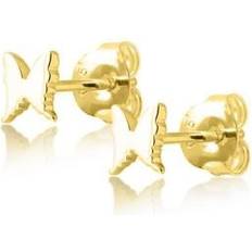 Gynning Jewelry Smycken Gynning Jewelry Petite Papillion Earrings - Gold