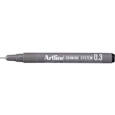 Artline Drawing System Pen Black 0.3mm