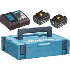 Makita Laddare Batterier & Laddbart Makita 2xBL1860B + DC18RC