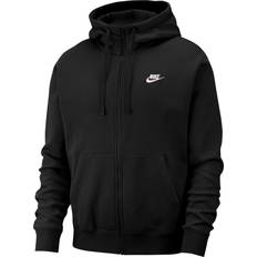 Nike Tröjor Nike Sportswear Club Fleece Full-Zip Hoodie - Black/White