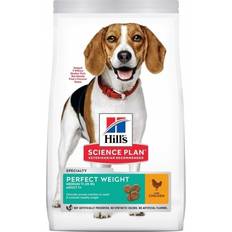 Hill's Kalcium Husdjur Hill's Science Plan Perfect Weight Medium Adult Dog Food with Chicken 12Kg 12