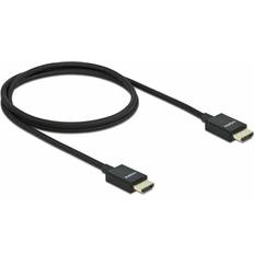 DeLock HDMI-kablar - Kvadratisk - Standard HDMI-Standard HDMI DeLock 8K HDMI-HDMI 1m
