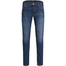 Jack & Jones Herr - W27 Byxor & Shorts Jack & Jones Glenn Original AM 814 Slim Fit Jeans - Blue/Blue Denim