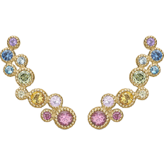 Mads Z Luxury Rainbow Earrings - Gold/Multicolour