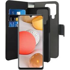 Puro Läder / Syntet Plånboksfodral Puro Detachable Wallet 2in1 Case for Galaxy A42
