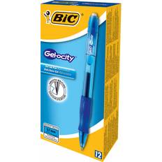 Bic Gelocity Pen Blue 12-pack