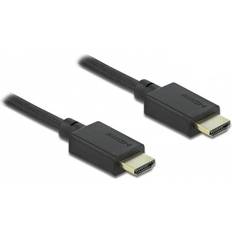 DeLock HDMI-kablar - Kvadratisk - Standard HDMI-Standard HDMI DeLock HDMI-HDMI 2.5m