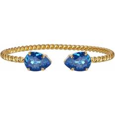 Caroline Svedbom Mini Drop Bracelet - Gold/Royal Blue Delite