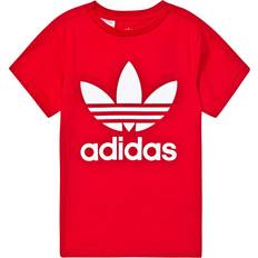 adidas Kid's Trefoil T-shirt - Scarlet/White (ED7795)