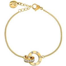 Edblad Dam Armband Edblad Ida Mini Bracelet - Gold/Transparent