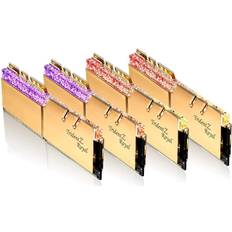 G.Skill 128 GB - 3600 MHz - DDR4 RAM minnen G.Skill Trident Z Royal Gold DDR4 3600MHz 4x32GB (F4-3600C16Q-128GTRG)