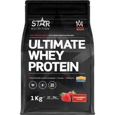 Jordgubbar - Mjölkprotein Proteinpulver Star Nutrition Ultimate Whey Protein Strawberry 1kg