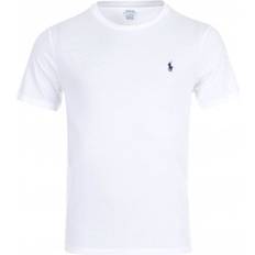 Herr T-shirts Polo Ralph Lauren Custom Slim Fit Cotton T-shirt - White