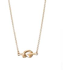 Efva Attling Guld Halsband Efva Attling Love Knot Necklace - Gold