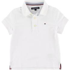 Pikétröjor Barnkläder Tommy Hilfiger Boy's Classic Short Sleeve Polo Shirt - Bright White (KB0KB03975123)