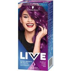 Schwarzkopf Toningar Schwarzkopf Live Ultra Brights or Pastel Semi-Permanent Hair Dye #94 Purple 80ml