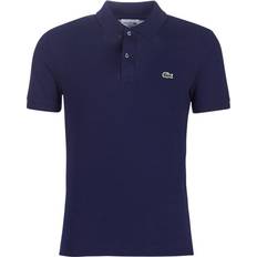 Slim Pikétröjor Lacoste Petit Piqué Slim Fit Polo Shirt - Navy Blue