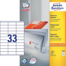 Avery Multipurpose General Use Labels 7x2.54cm