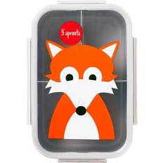 3 Sprouts Nappflaskor & Servering 3 Sprouts Fox Bento Box