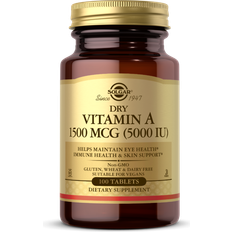 Solgar C-vitaminer Vitaminer & Mineraler Solgar Dry Vitamin A 5000IU 100 st