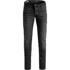 Jack & Jones Gråa - Herr - W27 Byxor & Shorts Jack & Jones Glenn Original AM 817 Slim Fit Jeans -Grey/Black Denim