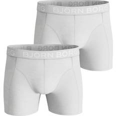 Björn Borg Kalsonger Björn Borg Solid Cotton Stretch Shorts 2-pack - Brilliant White