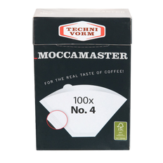 Moccamaster Tillbehör till kaffemaskiner Moccamaster Kaffefilter nr. 1x4 - 100st
