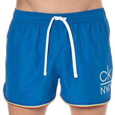 Badbyxor Calvin Klein Pride Short Runner Swim Shorts - Snorkel Blue