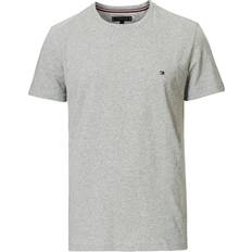 Tommy Hilfiger Herr - Sweatshirts Kläder Tommy Hilfiger Core Stretch Slim Fit Crew Neck T-shirt - Light Grey Heather