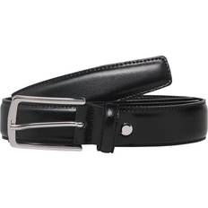 Jack & Jones Skärp Jack & Jones Clean Cut Leather Belt - Black/Black