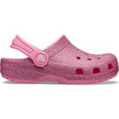 Crocs Rosa Tofflor Crocs Kid's Classic Glitter - Pink Lemonade