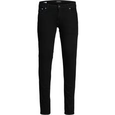 Jack & Jones Herr - Svarta Jeans Jack & Jones Liam Original AM 009 Skinny Fit Jeans - Black/Black Denim