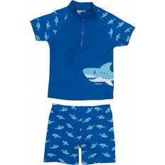 Playshoes Korta ärmar Barnkläder Playshoes UV Protection Bath Set - Shark