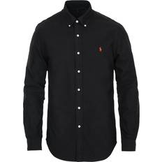 Herr - Oxfordskjortor - Svarta Polo Ralph Lauren Slim Fit Oxford Shirt - Polo Black