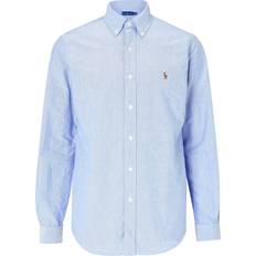Blåa - Herr - Oxfordskjortor Polo Ralph Lauren Custom Fit Oxford Shirt - Blue
