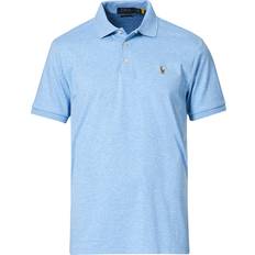 Polo Ralph Lauren Elastan/Lycra/Spandex - Herr Pikétröjor Polo Ralph Lauren Cotton Jersey Polo Shirt - Heather Blue
