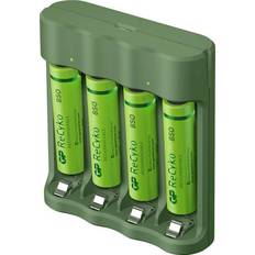 GP Batteries AA (LR06) - Batterier Batterier & Laddbart GP Batteries ReCyko Everyday Charger B421 AAA 850mAh 4-pack