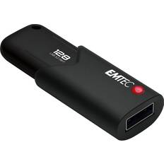 128 GB - USB 3.2 (Gen 2) USB-minnen Emtec B120 Click Secure 3.2 128GB