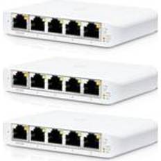 Ubiquiti Gigabit Ethernet - PoE+ Switchar Ubiquiti UniFi USW Flex Mini (3-Pack)