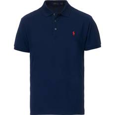 Polo Ralph Lauren Elastan/Lycra/Spandex - Herr Pikétröjor Polo Ralph Lauren Slim Fit Stretch Polo Shirt - Navy