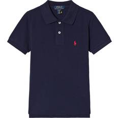 Pojkar - Softshelljackor Pikétröjor Ralph Lauren Boy's Logo Poloshirt - Navy Blue