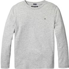 Tommy Hilfiger Bebisar Överdelar Tommy Hilfiger Long Sleeve Organic Cotton T-shirt - Grey Heather (KB0KB04141-004)