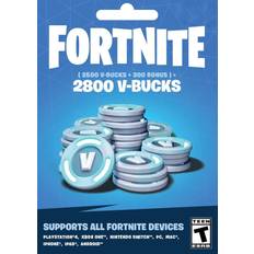 Presentkort Epic Games Fortnite 2800 V-Bucks