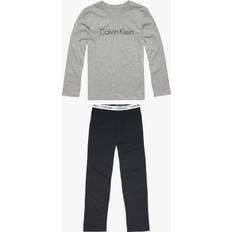 Calvin Klein Pyjamasar Barnkläder Calvin Klein Boy's Pyjamas Set - Grey Heather /Black (B70B700052-044)