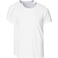 Gant T-shirts & Linnen Gant Crew Neck T-shirts 2-pack - White