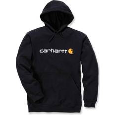 Carhartt Tröjor Carhartt Signature Logo Midweight Hoodie - Black