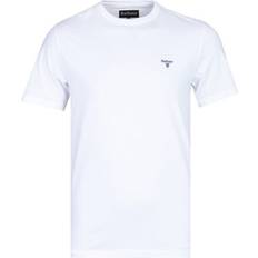 Barbour Bomull - Vita T-shirts Barbour Sports Logo - White